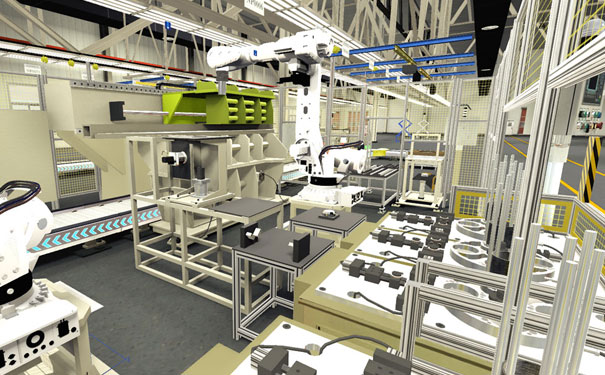 汽车零部件制造工厂数字孪生系统