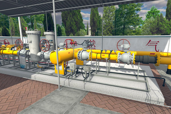 燃气输气管道虚拟仿真培训系统-天然气管网模拟仿真软件