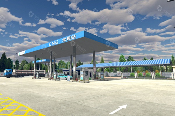 CNG常规站虚拟仿真系统-燃气工程实验教学平台