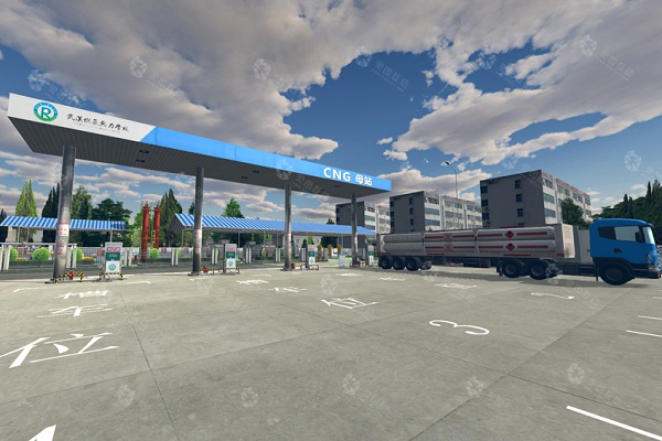 CNG母站虚拟仿真-天然气充装实训课程