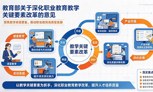 教育部关于深化职业教育教学关键要素改革的意见