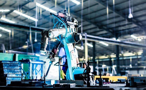 工业机器人虚拟仿真实训基地中工业机器人激光切割仿真实训