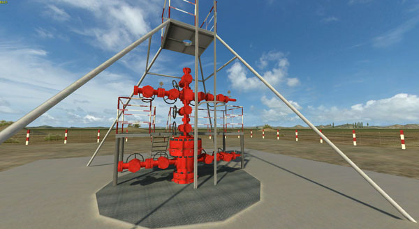 石油抽油机安装培训虚拟仿真系统系统开发测试