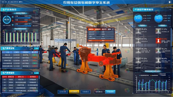 播种机生产车间数字孪生系统