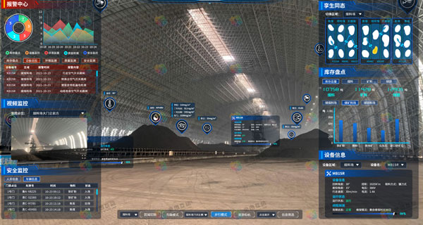 铁矿石堆场数字孪生运维系统 铁矿石堆场数字孪生运维系统